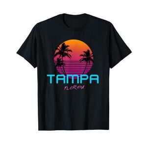 Tampa Florida Retro 80S T-Shirt